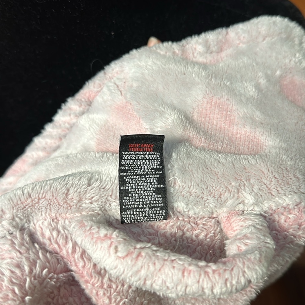 Bebe Heart Print Bath Robe - Picture 8 of 8
